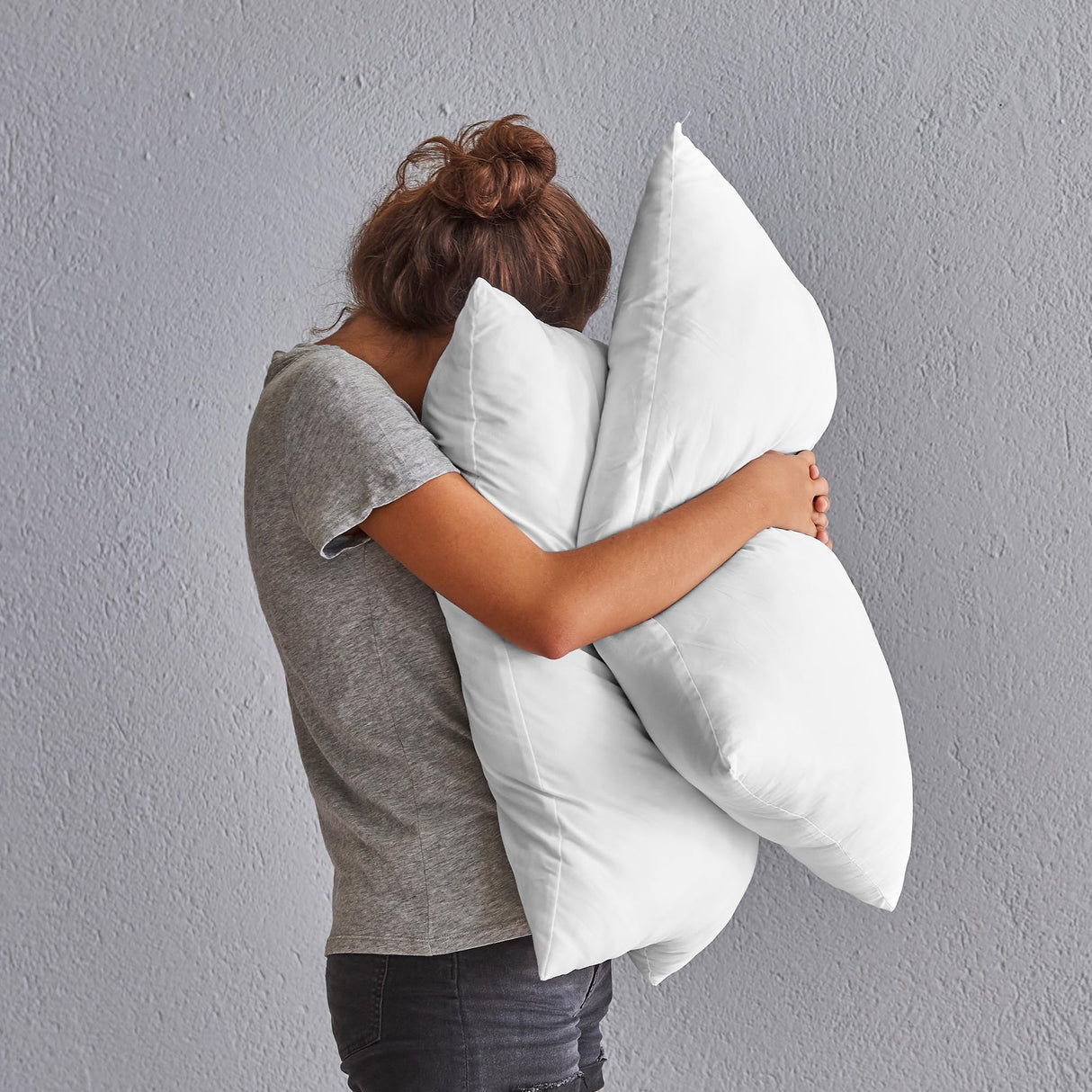 1000 Thread Count 100% Egyptian Cotton Pillow Case Set, Best King Size (20"x40") Pillowcases Sateen Weave