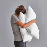 1000 Thread Count 100% Egyptian Cotton Pillow Case Set, Best King Size (20"x40") Pillowcases Sateen Weave