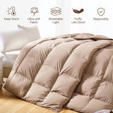 All-Season 75% Down Comforter Palatial King, Fluffy Duvet Insert