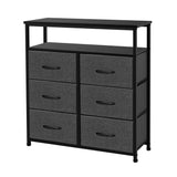 Concept Dresser Double Shelf, Tall Storage Organizer Unit for Bedroom/Entryway/Living