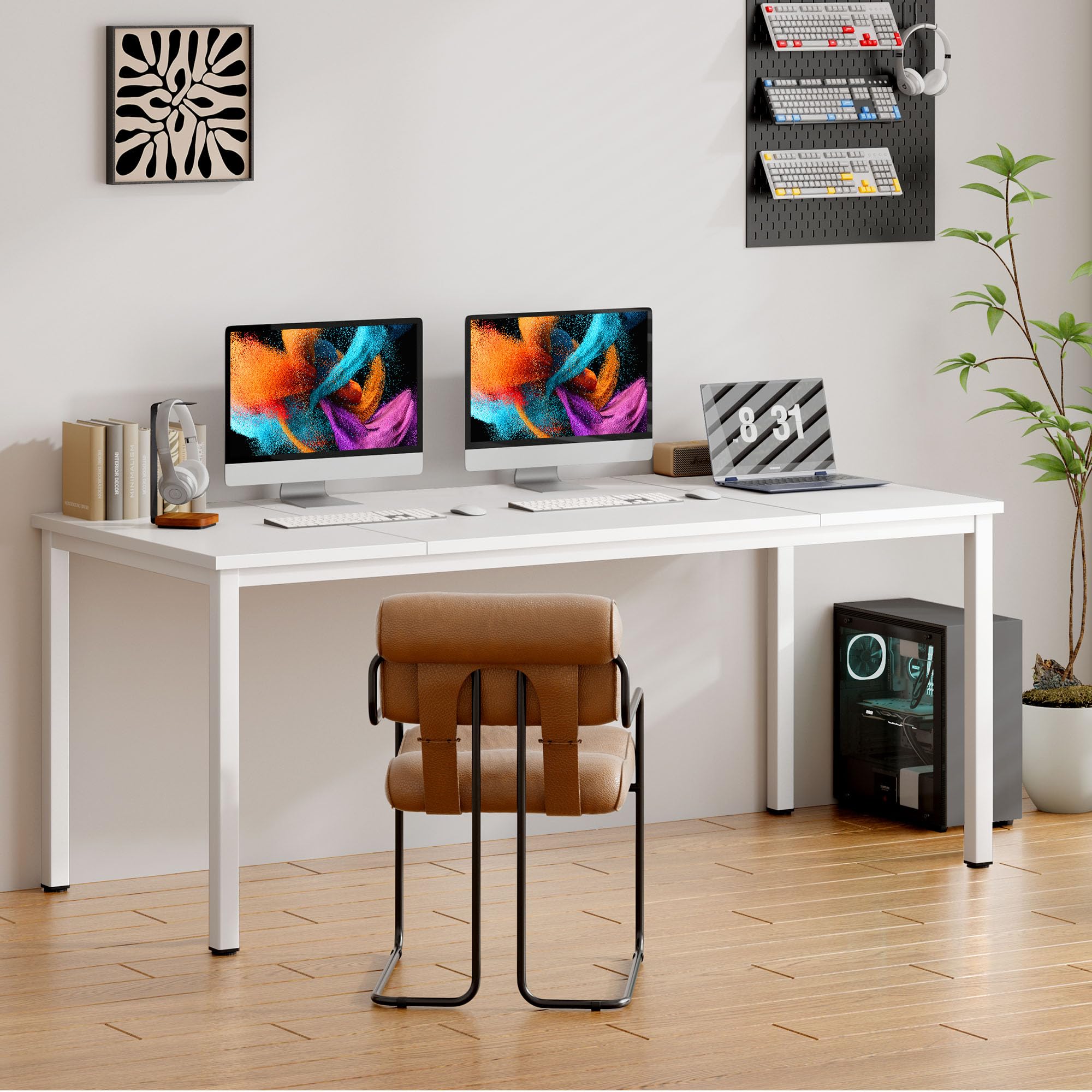 Large Computer Desk 70.8 x 31.5 inches Conference Table Large Office Desk