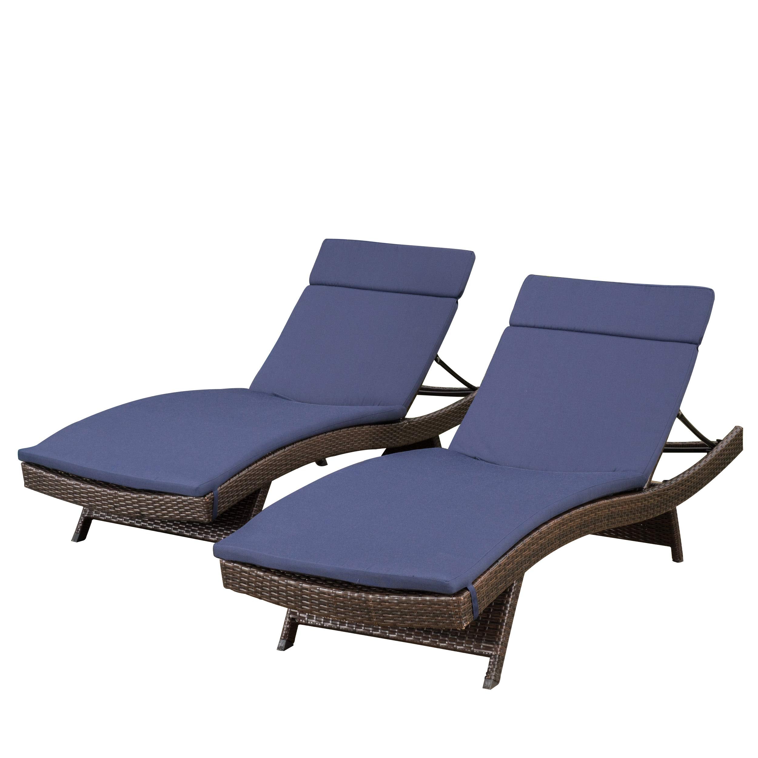 Christopher Knight Home Salem Outdoor Wicker Adjustable Chaise Lounge