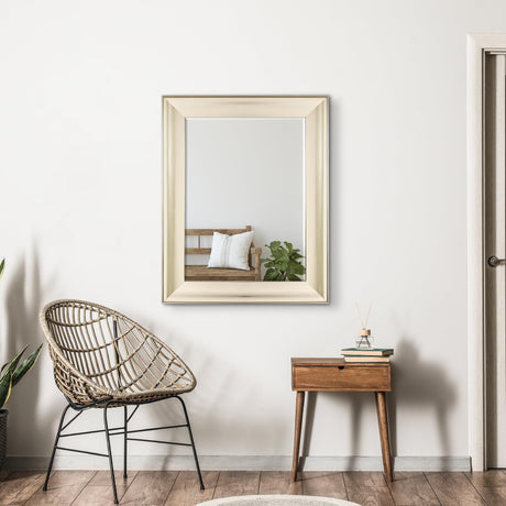 Brushed Nickel Bathroom Vanity Mirror