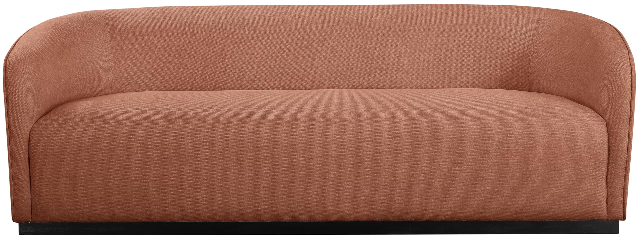 675Cognac-S Mylah Collection Modern | Contemporary Sofa with Soft Cognac Fabric