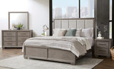 Ennesley Wood Bedroom Set with Upholstered Panel Bed,