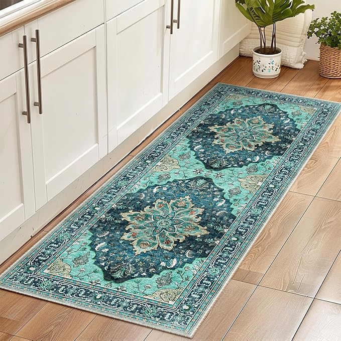 Area Rugs 5x7, Washable Rug, Non-Slip, Rugs for Living Room, Kitchen Rugs, Rugs