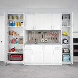 Elite Functional 6-Piece Garage Cabinets and Storage System Set D,