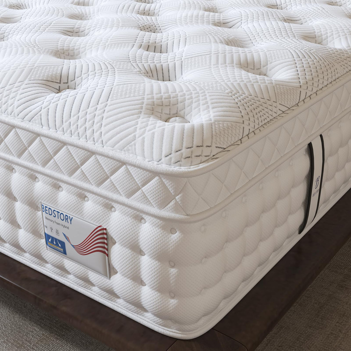 y Queen Mattress 14 Inch, Deep Sleep Firm Mattress Extra Lumbar Support