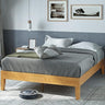 Alexis Deluxe Wood Platform Bed Frame / Solid Wood Foundation