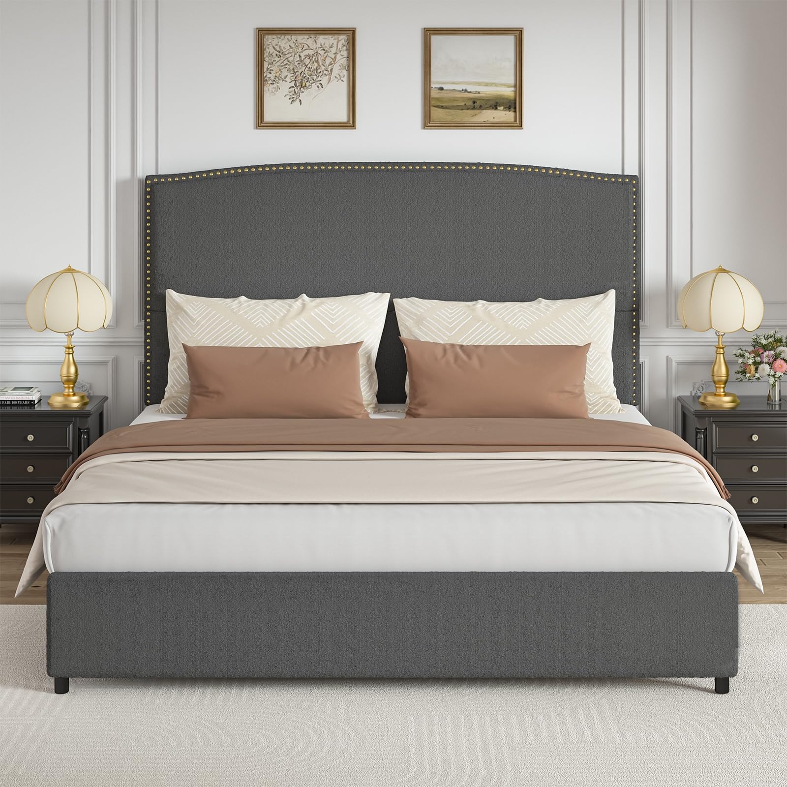 Bed Frame with Headboard