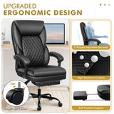 Office Chair, Big and Tall Office Chair Executive Office Chair with Foot Rest Ergonomic