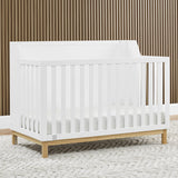 GAP babyGap Oxford 6-in-1 Convertible Crib - Greenguard Gold Certified, Bianca White/Natural