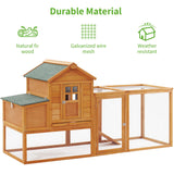 79" Chicken Coop Hen House Wooden Chicken House Poultry Cage