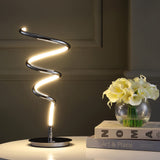 JYL7026A Scribble 19.75" Modern Dimmable Metal Integrated LED Table Lamp Contemporary,Minimalist,Modern,