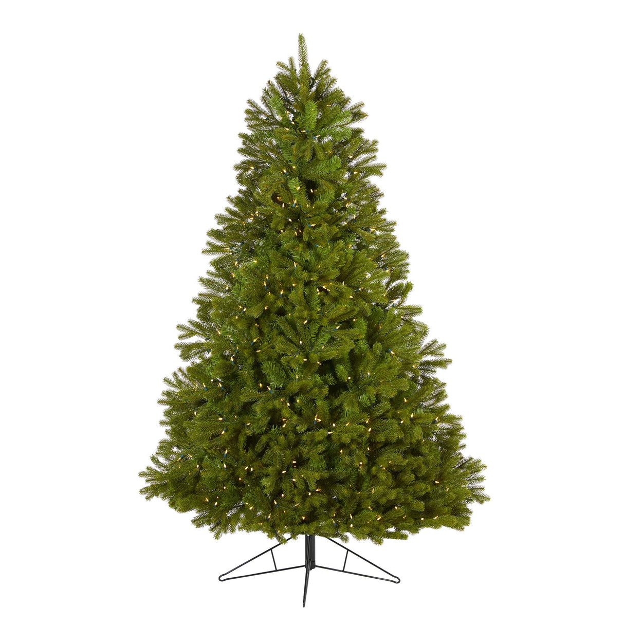 7ft. Cambridge Spruce Flat Back Artificial Christmas Tree with 500 Warm White