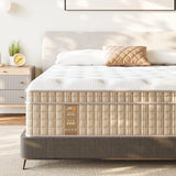 Queen Mattress, 14 Inch Hybrid Queen Size Mattress in a Box, Firm Queen Mattress