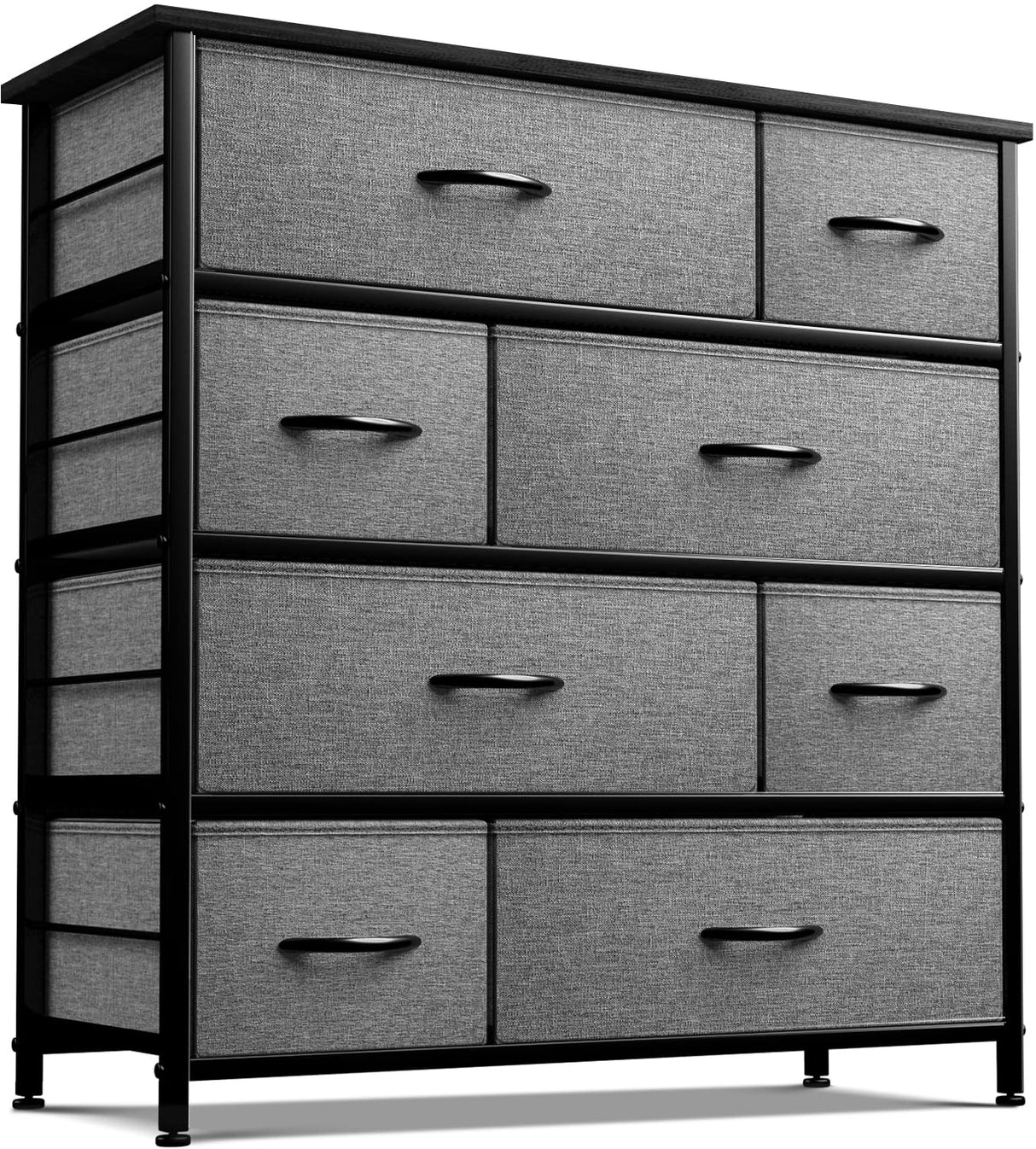 Dresser for Bedroom with 8 Drawers - Tall Chest Storage Tower Unit, for Closet, Hallway,