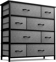 Dresser for Bedroom with 8 Drawers - Tall Chest Storage Tower