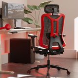 Ergonomic Mesh Office Chair - High Back Desk Chair with 3D Lumbar Support, Seat Depth