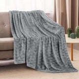 Fleece Bed Blanket King Size 90x108 inches, Super Soft Fluffy Fuzzy Plush Blanket