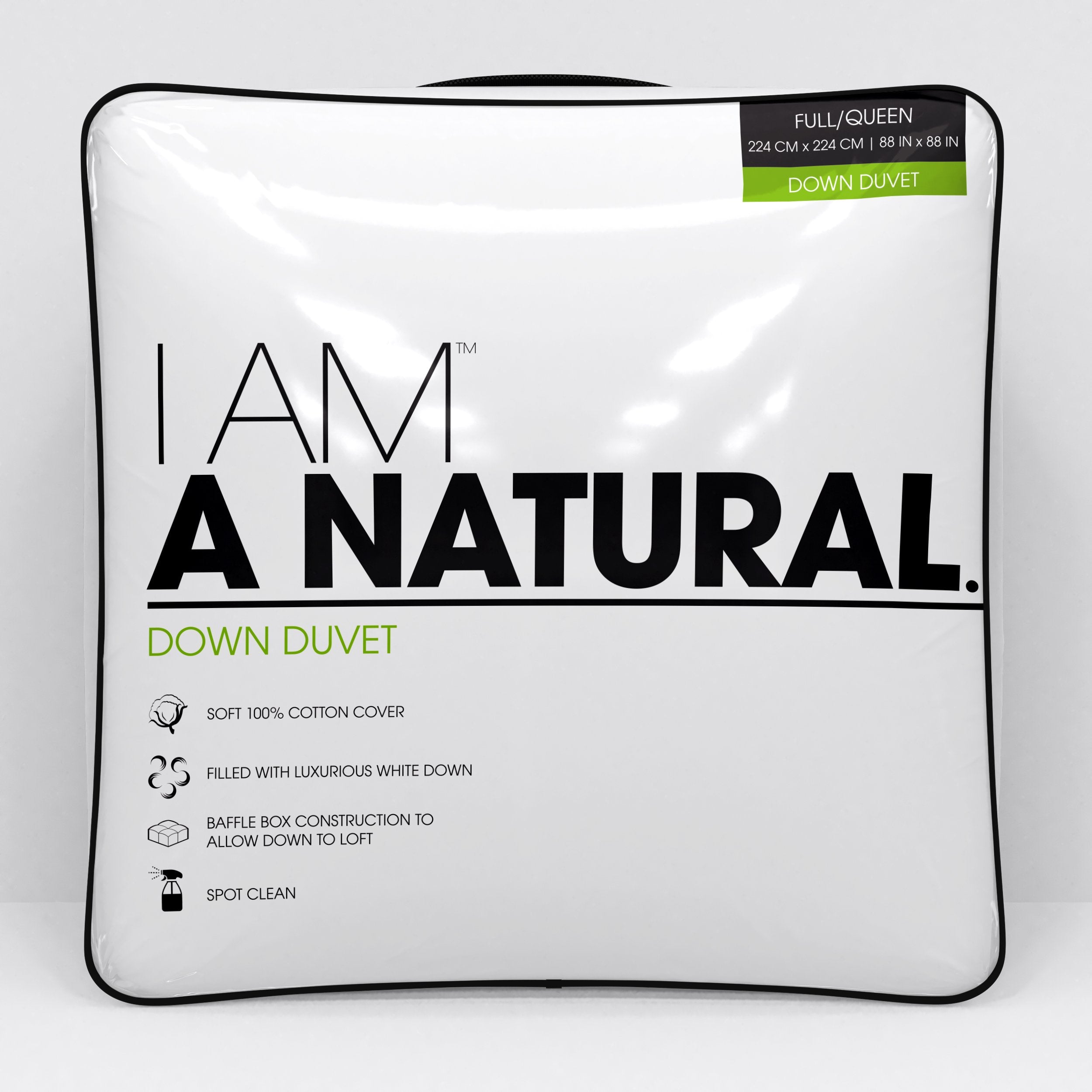 Natural Comforter, King, White