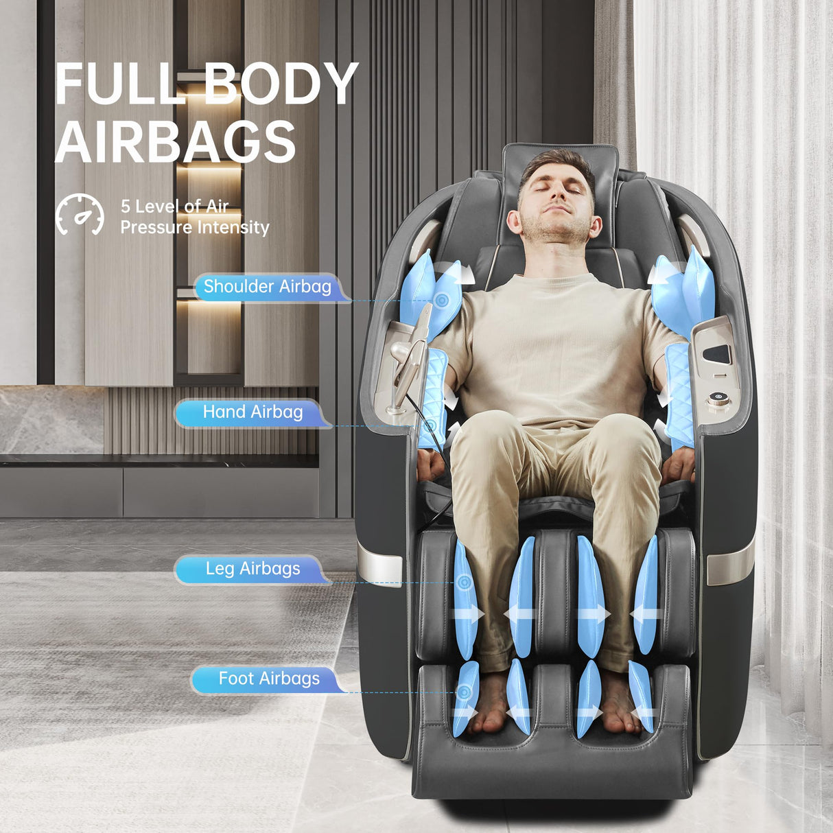 Massage Chair, SL Track Full Body Zero Gravity Massage Recliner