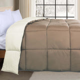Brushed Microfiber Comforter, Down Alternative Bedding, Medium Weight, Soft Bed Cover