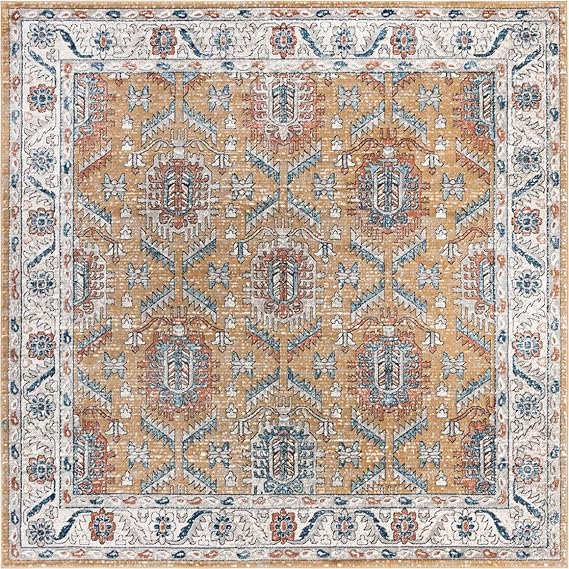 Nyla Collection Area Rug 10' x 14' Salmon Pink