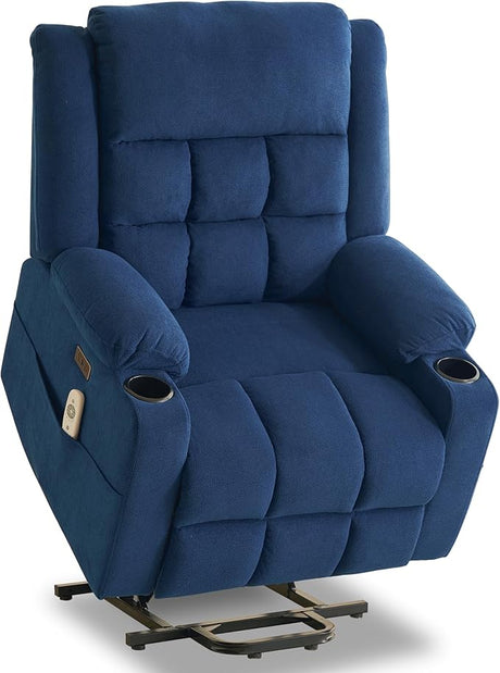 Power Lift Chair Recliners for Elderly with Heat and Massage, Oversized Recliner Chairs for Adults