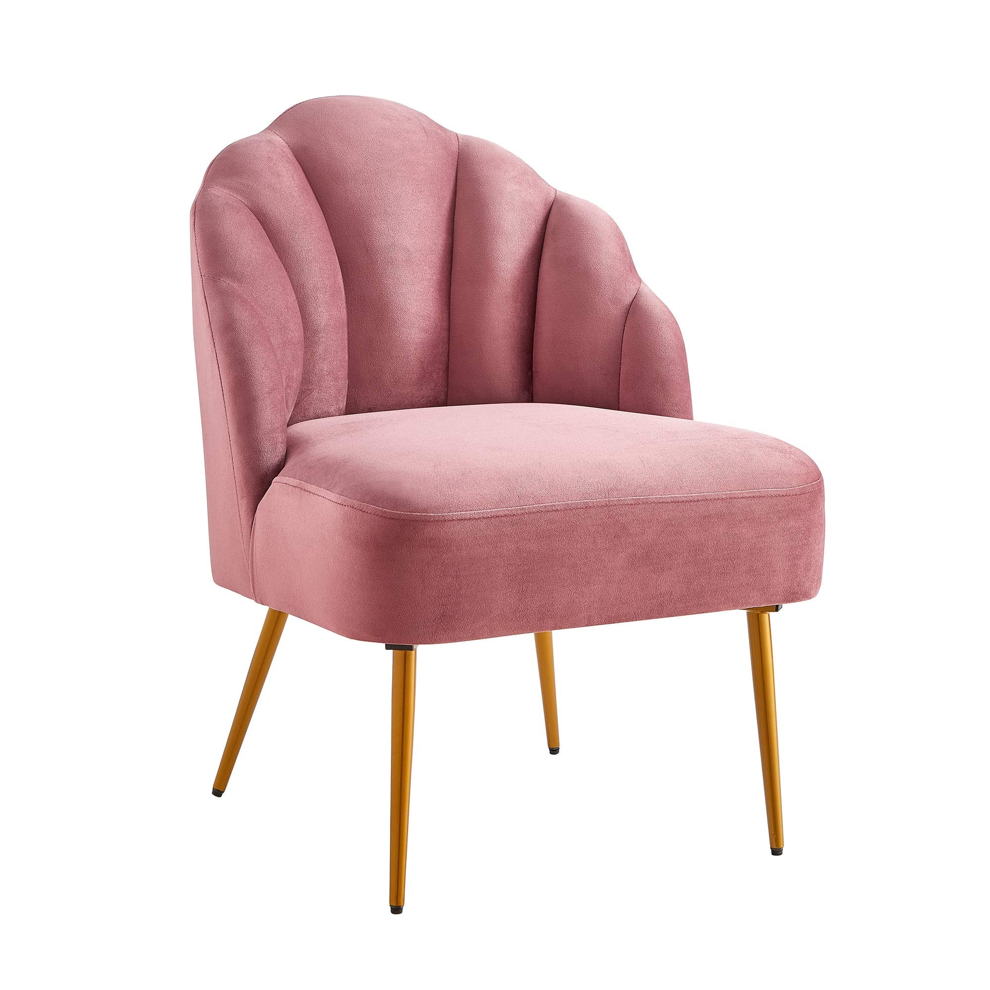Accent Chair, 26D x 23.5W x 32.25H in, Rose