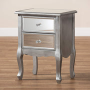 Nightstands, Silver/Mirror