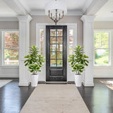 Artificial Fiddle Leaf Fig Plant Indoor 5FT Faux Rubber Tree with