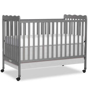 Carson Classic 3-in-1 Convertible Crib in Steel Grey
