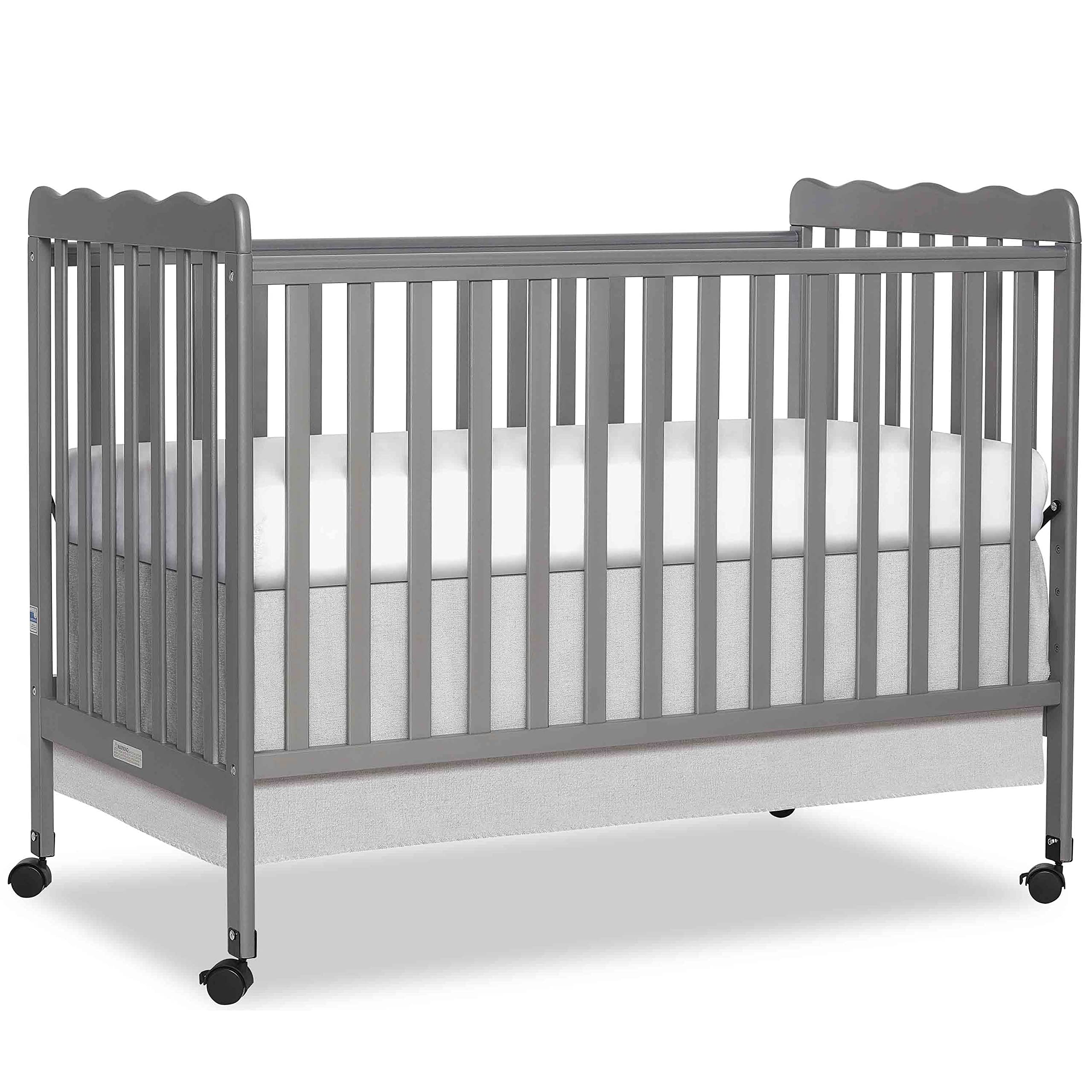 Carson Classic 3-in-1 Convertible Crib in Steel Grey