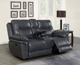 Upholstered Isabella Console Loveseat, Dual Cup-Holders, Living Room, Den, Game Room,