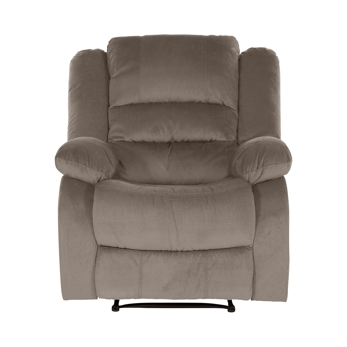 Azrael Fabric Manual Reclining Chair, 37.5" W, Chocolate