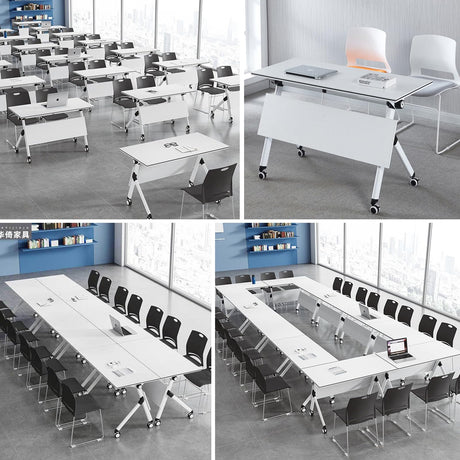 Conference Room Table,29.5-InchModern Folding Meeting Table