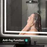 24x32 LED Bathroom Mirror with Motion Sensor & Anti-Fog