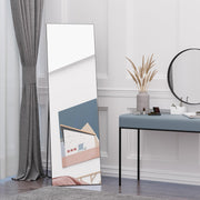 Full Length Glass Mirror, Freestanding or Wall Mounted Dress Mirror