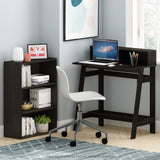 Pasir 3-Tier Open Shelf Bookcase, Dark Espresso