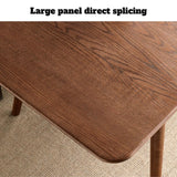 Solid Wood Extendable Dining and Kitchen Table, Rectangular Oak Coffee Table