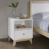 MOD 19 1/2" W One Drawer Nightstand