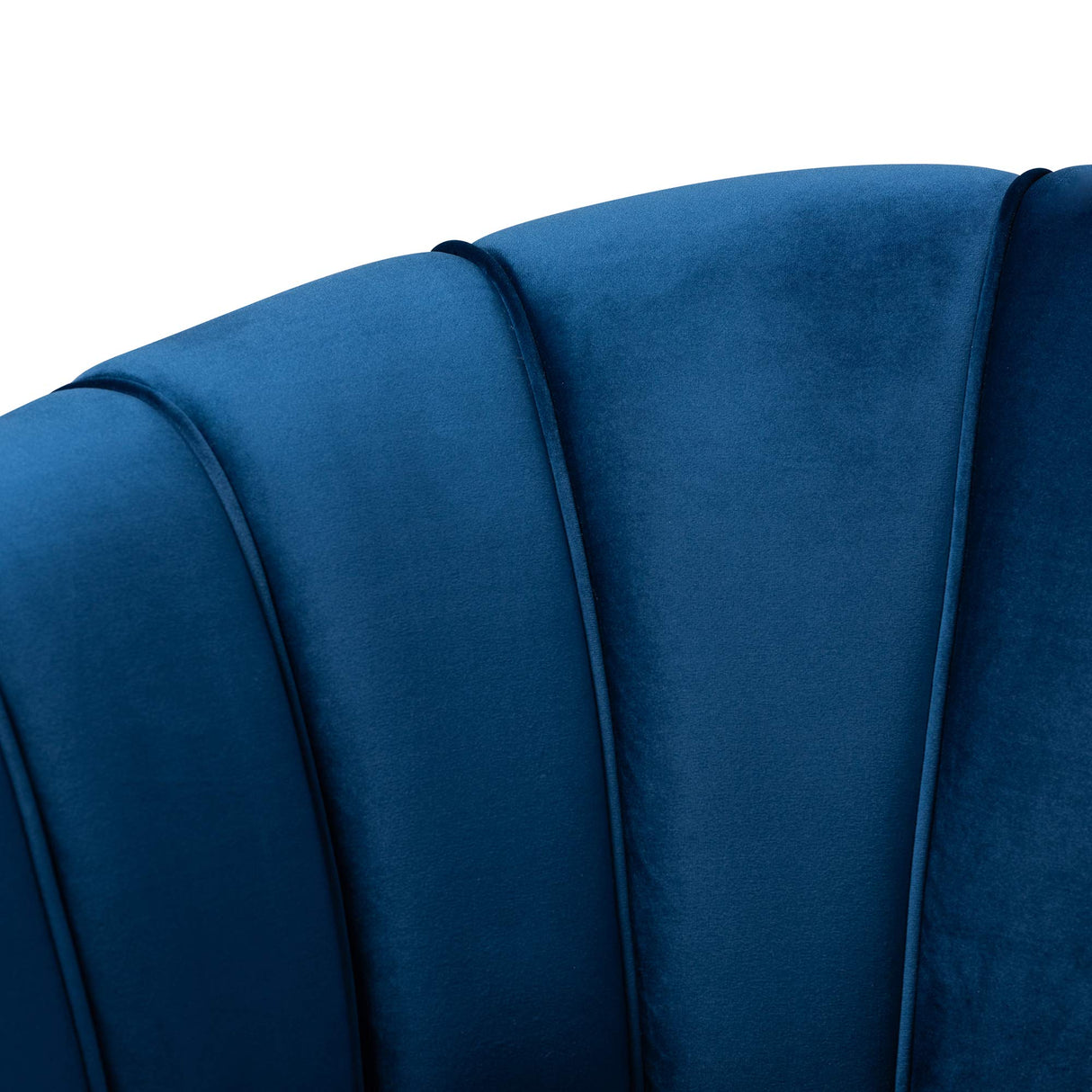 Baxton Studio Chair, Blue