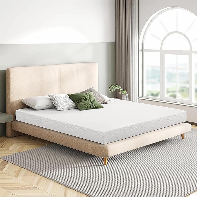 5 Inch Green Tea Cooling Memory Foam Mattress