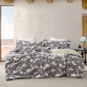Puppy Love - Coma Inducer® Oversized Queen Comforter Set - Gray and White