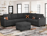 Modular Sectional Sofa with Storage, L Shaped Sectional Couch