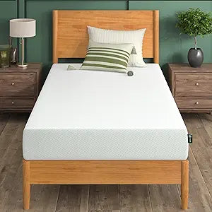 12 Inch Green Tea Memory Foam Mattress [New Version], King, Fiberglass free,