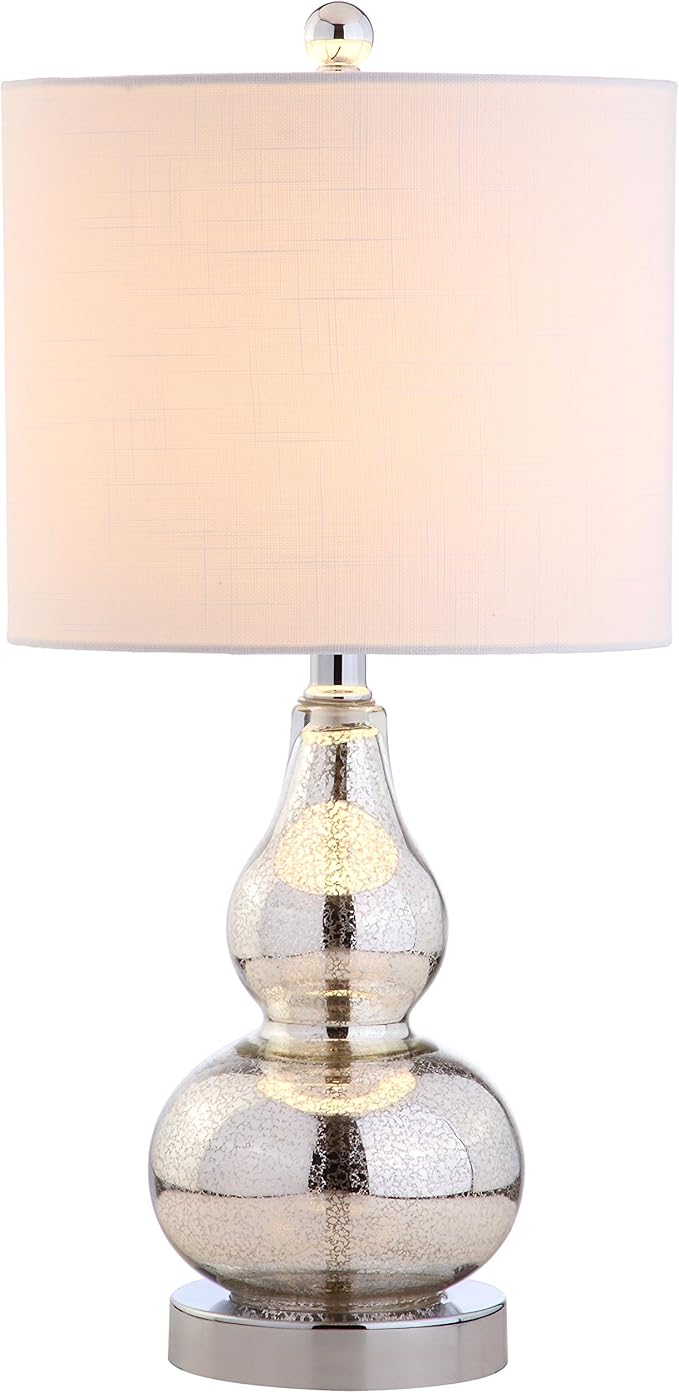 JYL1028D Anya 20.5" Mini Glass LED Table Lamp, Transitional, Glam, Midcentury, Modern,