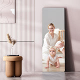 Door Mirror Full Length, 47"x 16" Full Body Over The Door Hanging Wall Mounted Mirror