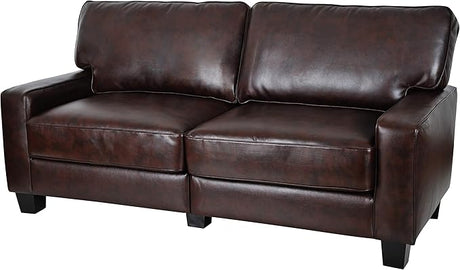 Palisades 61" Track Arm Sofa, Easy Care Polyester, Soft Pillow Back, Pocket Coil Seat